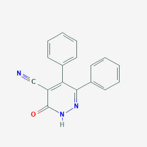 3-Oxo-5,6-diphenyl-2,3-dihydropyridazine-4-carbonitrile