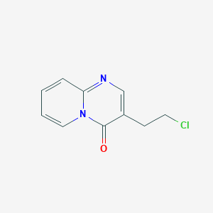 molecular formula C10H9ClN2O B189266 3-(2-chloroethyl)-4H-pyrido[1,2-a]pyrimidin-4-one CAS No. 887582-84-5