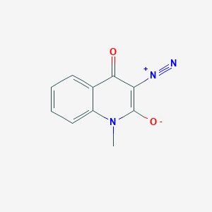 3-Diazonio-1-methyl-4-oxoquinolin-2-olate