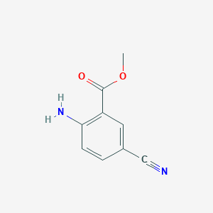 molecular formula C9H8N2O2 B189269 Methyl 2-amino-5-cyanobenzoate CAS No. 159847-81-1