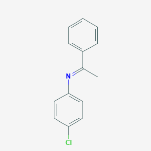 molecular formula C14H12ClN B189278 N-(4-chlorophenyl)-1-phenylethanimine CAS No. 25287-19-8