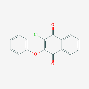 molecular formula C16H9ClO3 B189280 2-Chloro-3-phenoxy-1,4-naphthoquinone CAS No. 71369-17-0