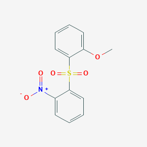 molecular formula C13H11NO5S B189287 1-[(2-Methoxyphenyl)sulfonyl]-2-nitrobenzene CAS No. 61174-20-7