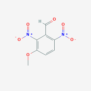 molecular formula C8H6N2O6 B189295 3-甲氧基-2,6-二硝基苯甲醛 CAS No. 10202-94-5