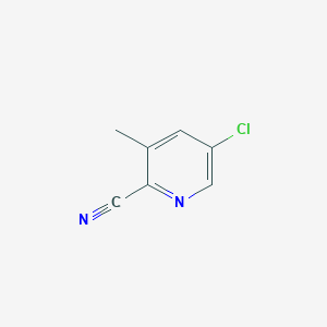 molecular formula C7H5ClN2 B189296 5-Chloro-3-methylpyridine-2-carbonitrile CAS No. 156072-84-3