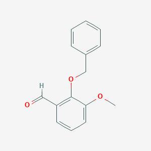 molecular formula C15H14O3 B189297 2-(Benzyloxy)-3-methoxybenzaldehyde CAS No. 2011-06-5