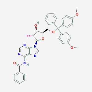 molecular formula C38H34FN5O6 B189298 DMT-2'-F-Bz-dA CAS No. 136834-21-4