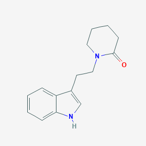 molecular formula C15H18N2O B189299 1-[2-(1H-indol-3-yl)ethyl]-2-piperidinone CAS No. 38199-31-4