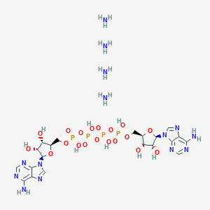 molecular formula C20H40N14O19P4 B018930 P1,P4-Di(adenosine-5') tetraphosphate ammonium salt CAS No. 102783-36-8