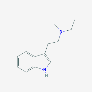 molecular formula C13H18N2 B189312 N-Methyl-N-ethyltryptamine CAS No. 5599-69-9