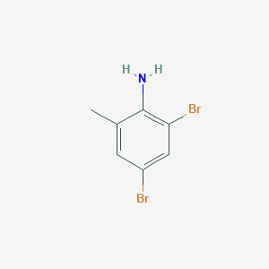 molecular formula C7H7Br2N B189320 2-Amino-3,5-dibromotoluene CAS No. 30273-41-7