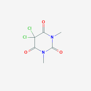 molecular formula C6H6Cl2N2O3 B189323 5,5-Dichloro-1,3-dimethylpyrimidine-2,4,6(1h,3h,5h)-trione CAS No. 21544-73-0