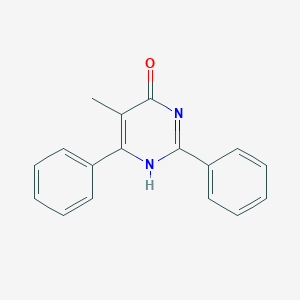 molecular formula C17H14N2O B189325 5-Methyl-2,6-diphenyl-4-pyrimidinol CAS No. 10488-96-7