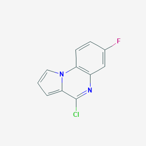 molecular formula C11H6ClFN2 B018933 4-Chloro-7-fluoropyrrolo[1,2-a]quinoxaline CAS No. 136773-69-8