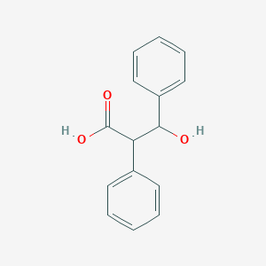 molecular formula C15H14O3 B189333 3-Hydroxy-2,3-diphenylpropanoic acid CAS No. 5449-26-3