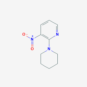 molecular formula C10H13N3O2 B189340 3-Nitro-2-(piperidin-1-YL)pyridine CAS No. 26930-71-2