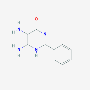 molecular formula C10H10N4O B189341 5,6-Diamino-2-phenylpyrimidin-4(3H)-one CAS No. 61595-45-7