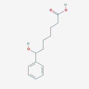 molecular formula C13H18O3 B189344 7-Hydroxy-7-phenylheptanoic acid CAS No. 122114-99-2