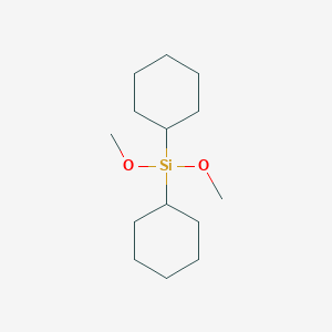 molecular formula C14H28O2Si B189346 Silane, dicyclohexyldimethoxy- CAS No. 18551-20-7