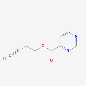 B189349 4-Pyrimidinecarboxylic acid 3-butynyl ester CAS No. 380626-82-4