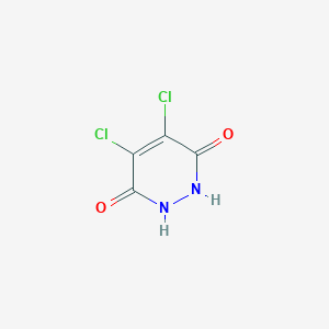 molecular formula C4H2Cl2N2O2 B189355 4,5-Dichloropyridazine-3,6-diol CAS No. 6641-32-3