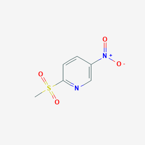 molecular formula C6H6N2O4S B189371 2-(Methylsulfonyl)-5-nitropyridine CAS No. 79134-11-5
