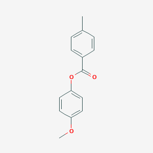 molecular formula C15H14O3 B189375 Benzoic acid, 4-methyl-, 4-methoxyphenyl ester CAS No. 5859-41-6