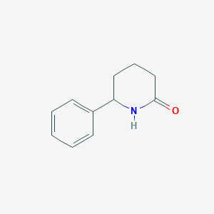 molecular formula C11H13NO B189386 6-Phenylpiperidin-2-one CAS No. 41419-25-4