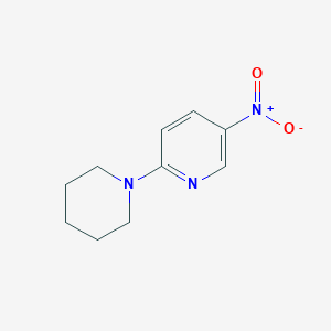 molecular formula C10H13N3O2 B189389 5-Nitro-2-piperidinopyridine CAS No. 26820-61-1