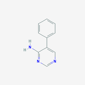 molecular formula C10H9N3 B189391 5-苯基嘧啶-4-胺 CAS No. 21419-05-6