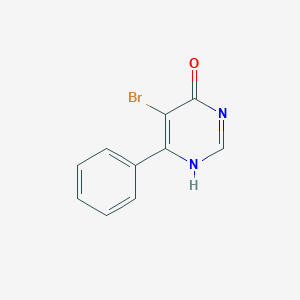 molecular formula C10H7BrN2O B189395 5-Bromo-6-phenyl-4-pyrimidinol CAS No. 3438-53-7