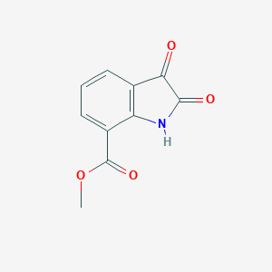 molecular formula C10H7NO4 B189397 2,3-二氧代吲哚啉-7-羧酸甲酯 CAS No. 103030-10-0
