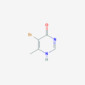 molecular formula C5H5BrN2O B189404 5-Bromo-6-methylpyrimidin-4-OL CAS No. 3438-52-6