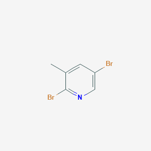 molecular formula C6H5Br2N B189406 2,5-Dibromo-3-methylpyridine CAS No. 3430-18-0
