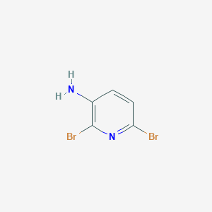 molecular formula C5H4Br2N2 B189410 3-Amino-2,6-dibromopyridine CAS No. 39856-57-0