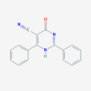 4-Hydroxy-2,6-diphenyl-5-pyrimidinecarbonitrile