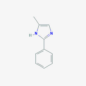 molecular formula C10H10N2 B189443 4-Methyl-2-phenyl-1H-imidazole CAS No. 827-43-0
