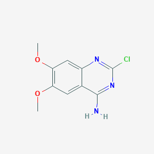 molecular formula C10H10ClN3O2 B018945 4-Amino-2-chloro-6,7-dimethoxyquinazoline CAS No. 23680-84-4