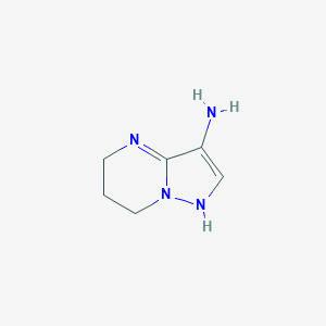 molecular formula C6H10N4 B189450 4,5,6,7-Tetrahydropyrazolo[1,5-a]pyrimidin-3-amine CAS No. 148777-81-5
