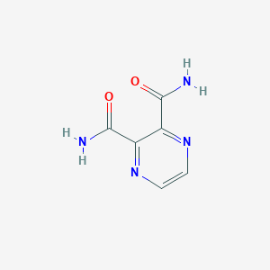 molecular formula C6H6N4O2 B189462 Pyrazine-2,3-dicarboxamide CAS No. 6164-78-9