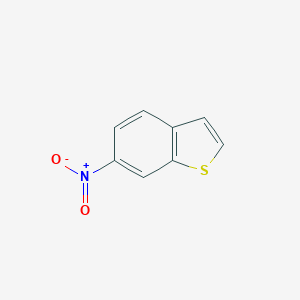 molecular formula C8H5NO2S B189477 6-Nitro-benzo[b]thiophene CAS No. 17402-90-3