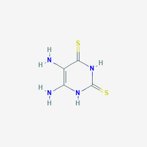 molecular formula C4H6N4S2 B189478 4,5-Diamino-2,6-dimercaptopyrimidine CAS No. 31295-41-7