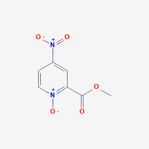 molecular formula C7H6N2O5 B189486 Methyl 4-nitropyridine-2-carboxylate 1-oxide CAS No. 60923-20-8