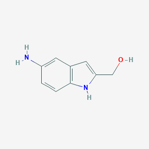 molecular formula C9H10N2O B189490 (5-amino-1H-indol-2-yl)methanol CAS No. 199806-02-5