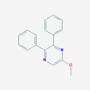 molecular formula C17H14N2O B189491 5-Methoxy-2,3-diphenylpyrazine CAS No. 34121-90-9
