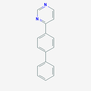 molecular formula C16H12N2 B189497 4-(4-Phenylphenyl)pyrimidine CAS No. 92867-89-5