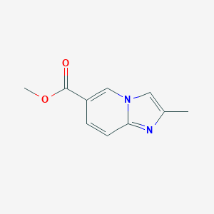 molecular formula C10H10N2O2 B189499 Methyl 2-methylimidazo[1,2-a]pyridine-6-carboxylate CAS No. 129912-28-3