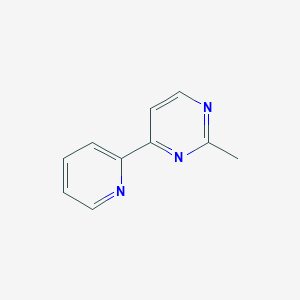 molecular formula C10H9N3 B189518 2-Methyl-4-(pyridin-2-yl)pyrimidine CAS No. 25194-63-2