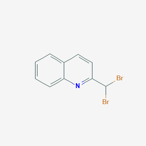 molecular formula C10H7Br2N B189525 2-(Dibromomethyl)quinoline CAS No. 53867-81-5