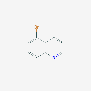 molecular formula C9H6BrN B189535 5-溴喹啉 CAS No. 4964-71-0
